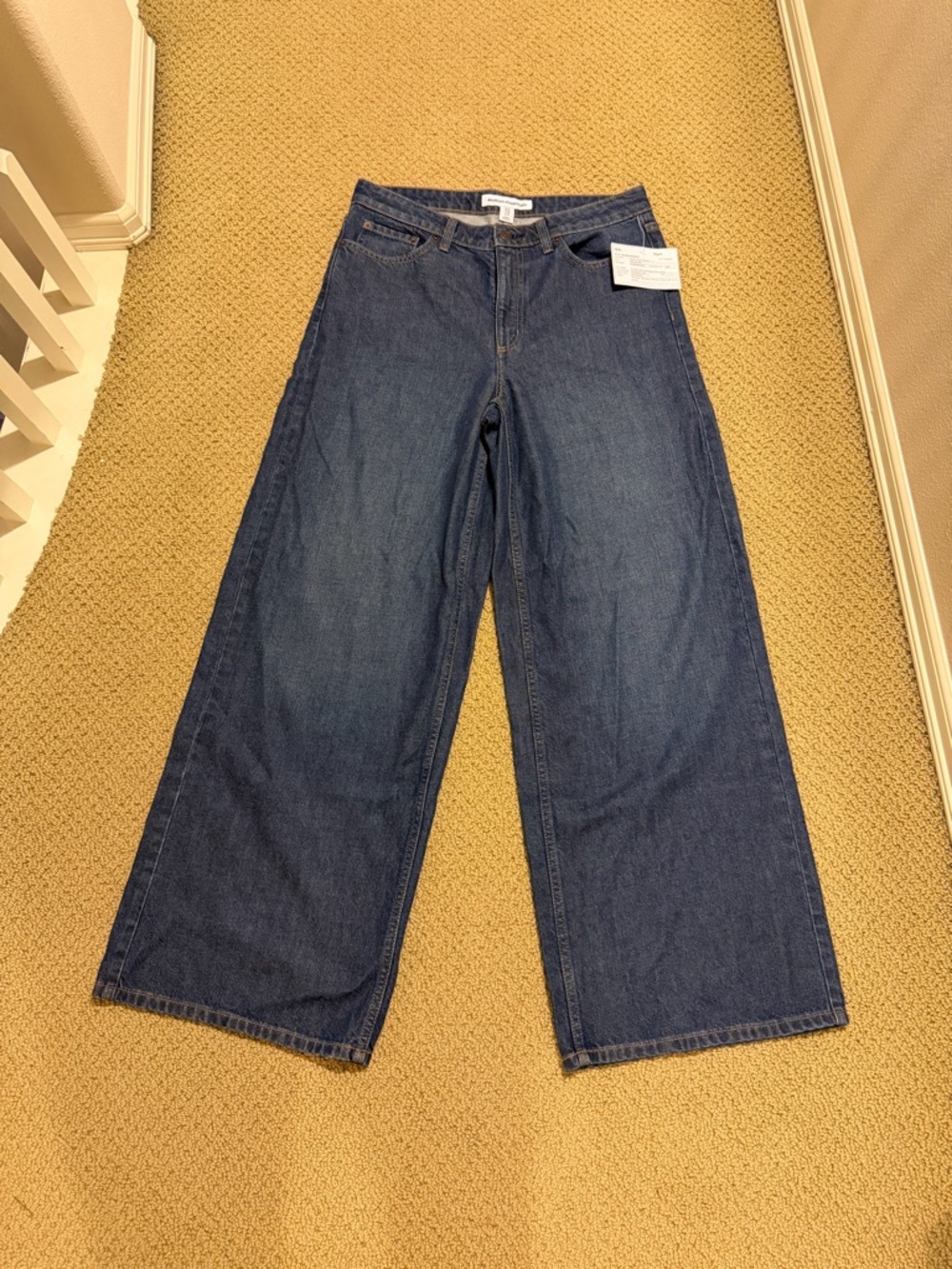 Amazon Essentials Ultra Soft Mid Rise Wide Leg Jeans (Women’s Size 10)